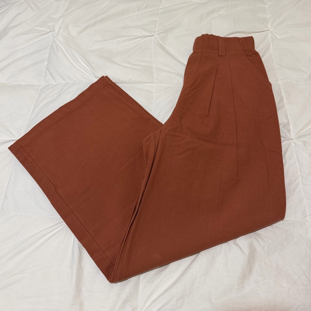 Women Rust Chinos